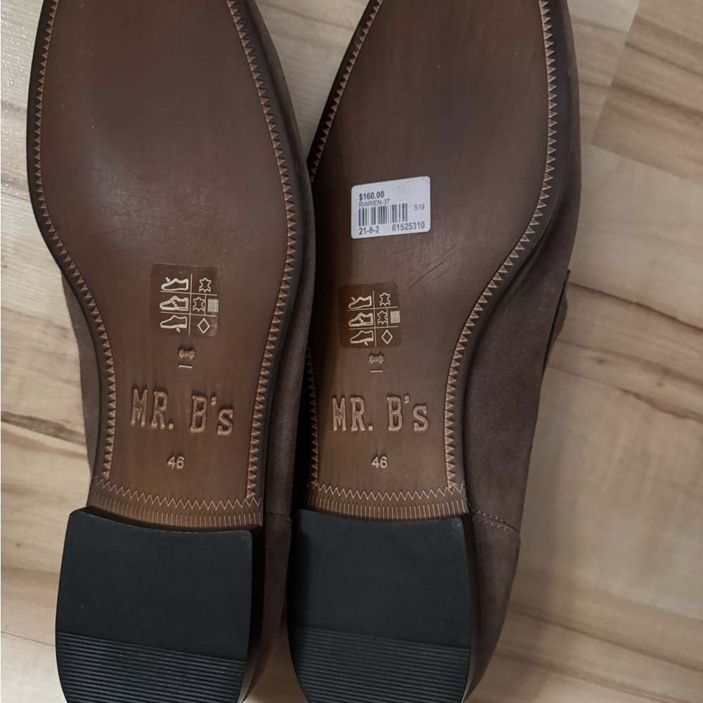Elegant Tan Suede Loafers for Men